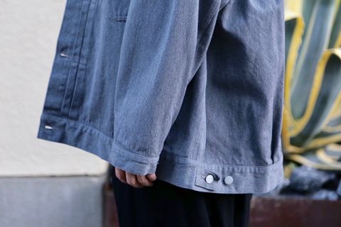 Graphpaper Colorfast Denim Blouson"GRAY"Style.2020.10.25.
