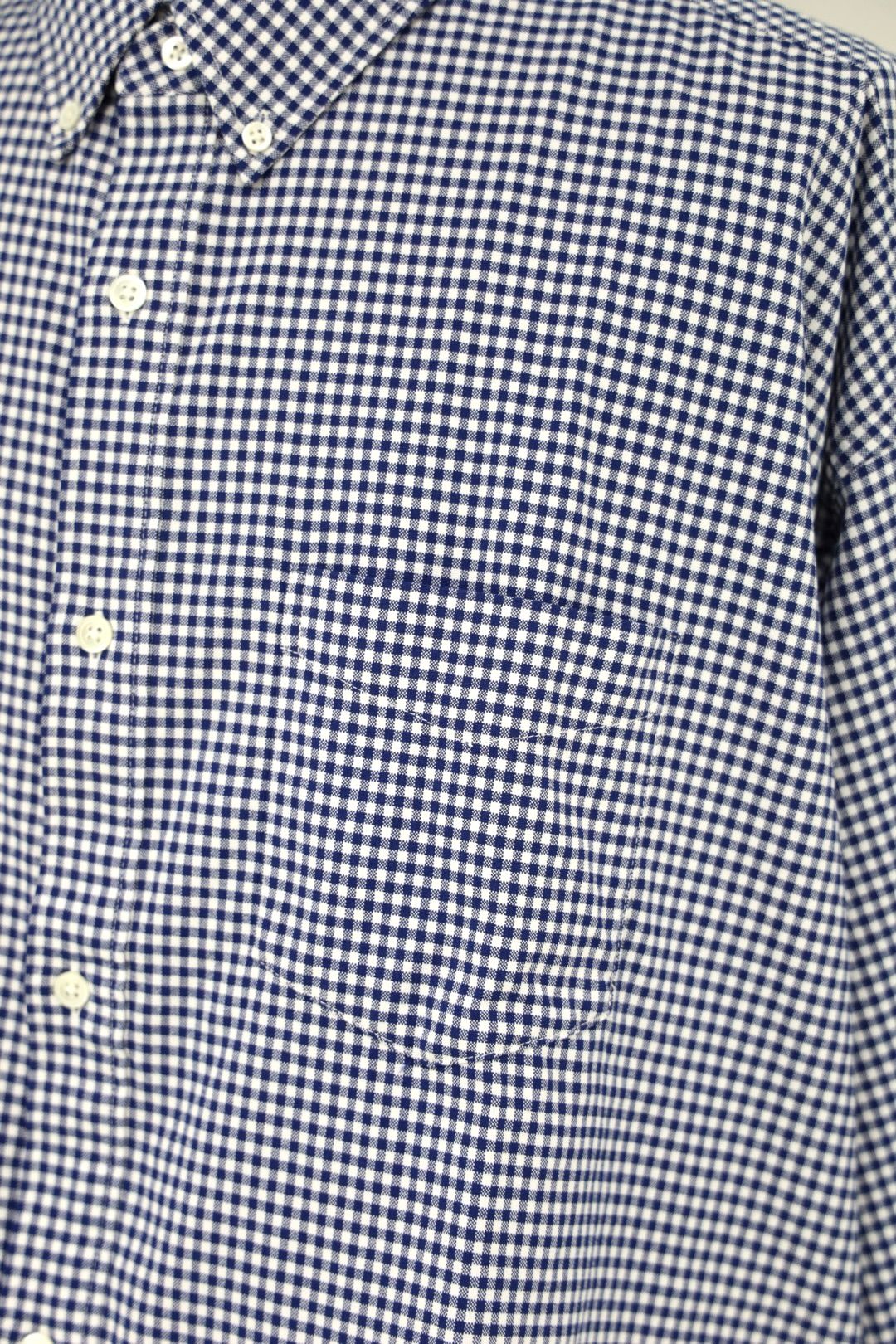 フレッシュサービス DRY OXFORD CORPORATE L/S B.D.SHIRT(FSC262-50103B)NAVY PLAID☆8月22日(土)新作発売！