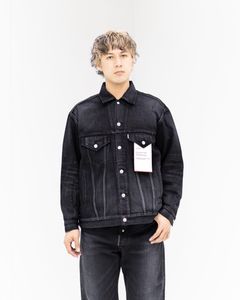 グラフペーパー Selvage Denim Trucker Jacket(GU261-20055DB)BLACK_DARK FADE★1月24日(土)発売！
