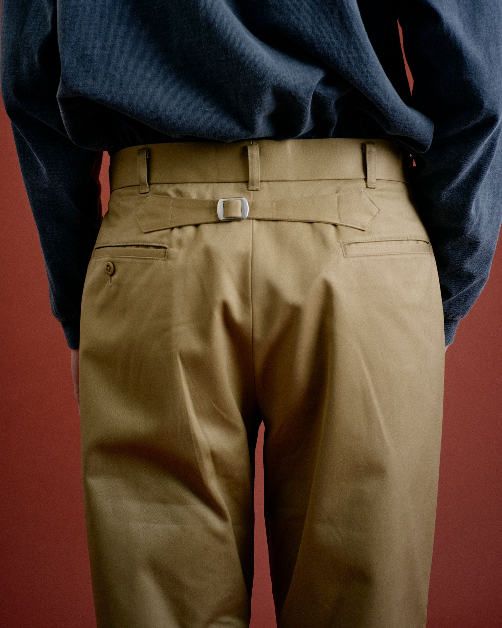 ファウンダ 25AW TWILL PANTS(015FD252006)BEIGE