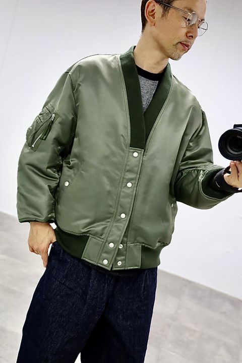 COMME des GARCONS HOMME ダブルツイルミリタリージャケットスタイル