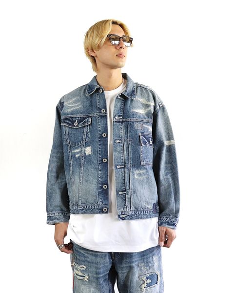 FDMTL 24SS DENIM JACKET 5YR WASH style 2024.4.14