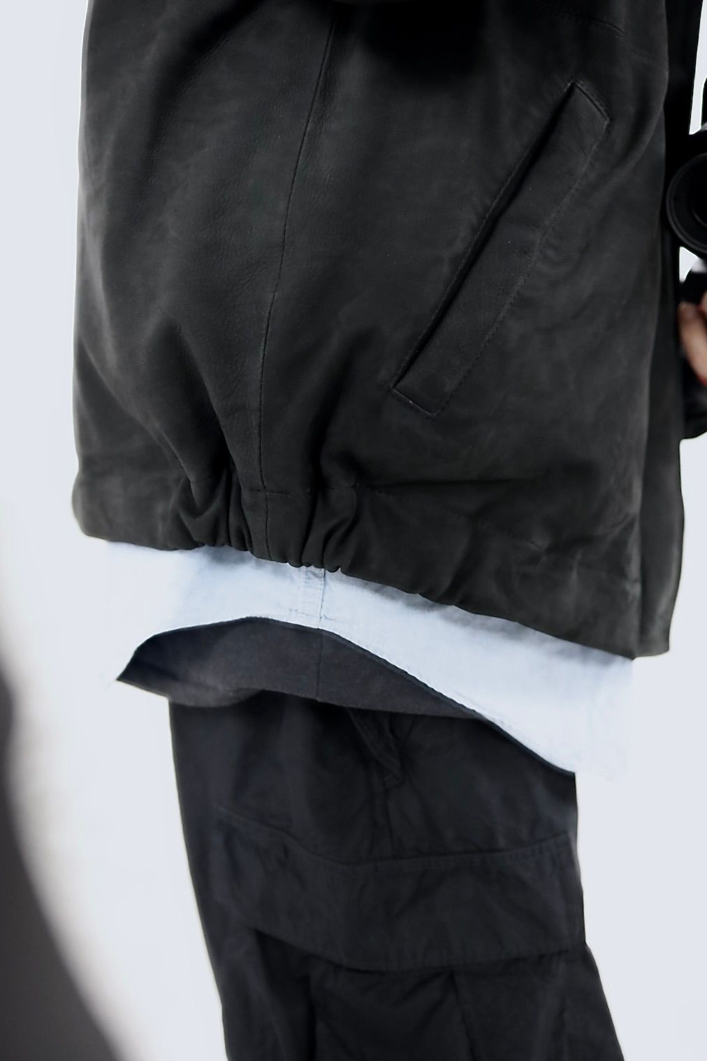 アプレッセ 2025 STYLE2 Nubuck Leather Down Jacket(25AAP-01-01)BLACK☆11月8日(土)発売！