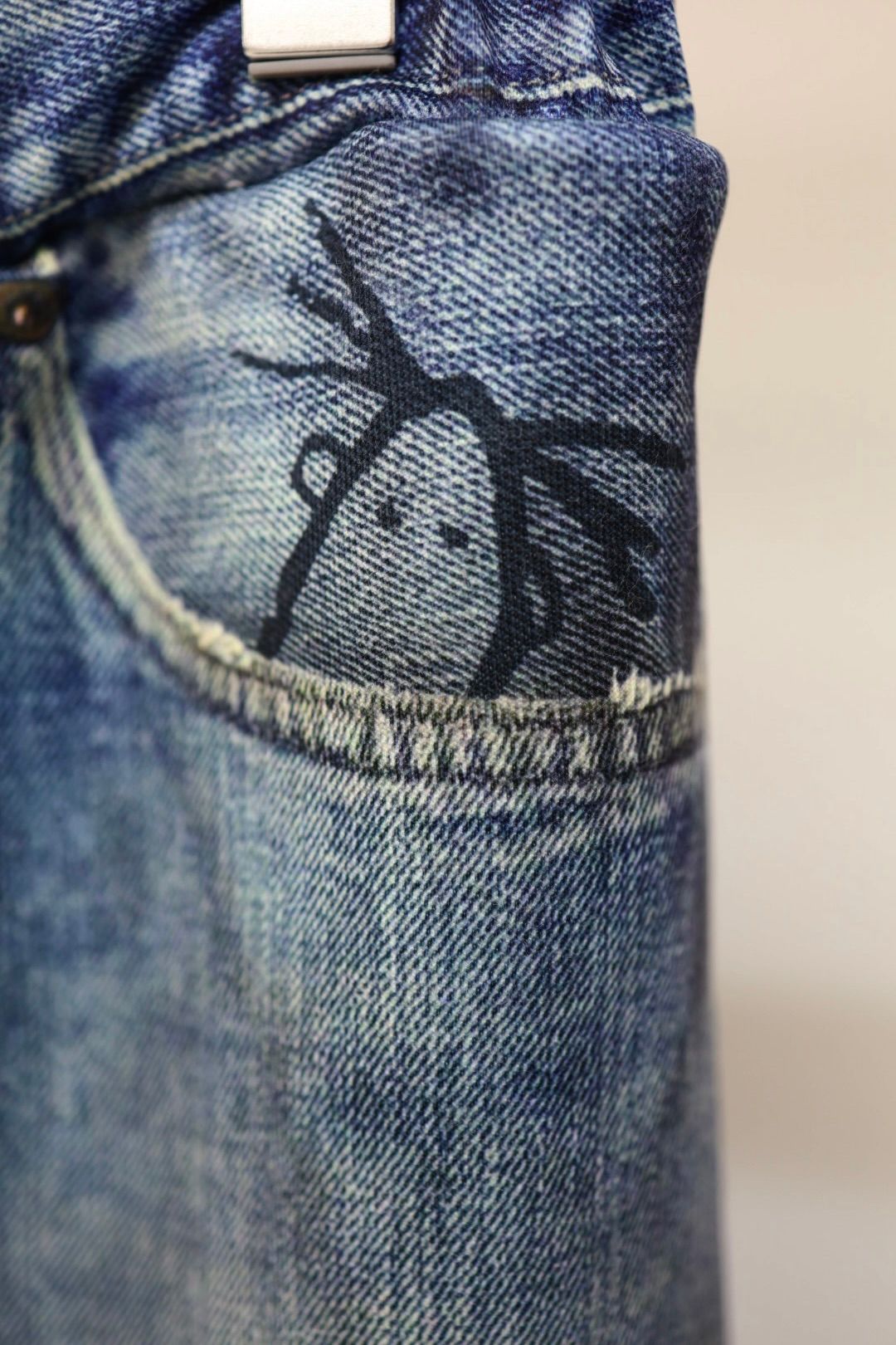 トーキングアバウト ジ アブストラクション 26SS フレアパンツ PRINT FLARE PT(26SS-PT-003)DENIM新作発売！