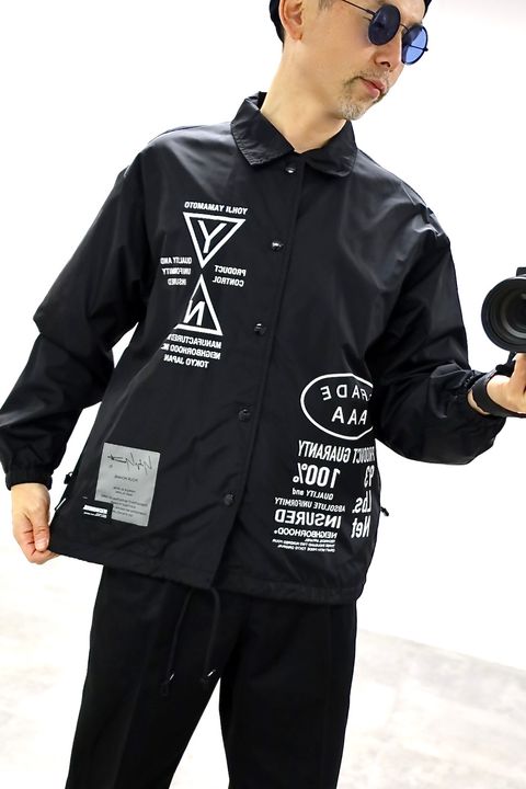 Yohji Yamamoto × NEIGHBORHOOD ウィンドブレーカージャケットスタイル