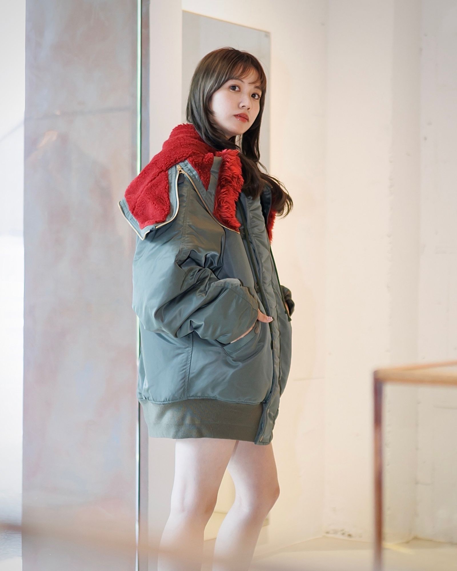 doublet 24AW 新作PETAL MOUTH HOOD BOMBER JACKET style.2024.9.13