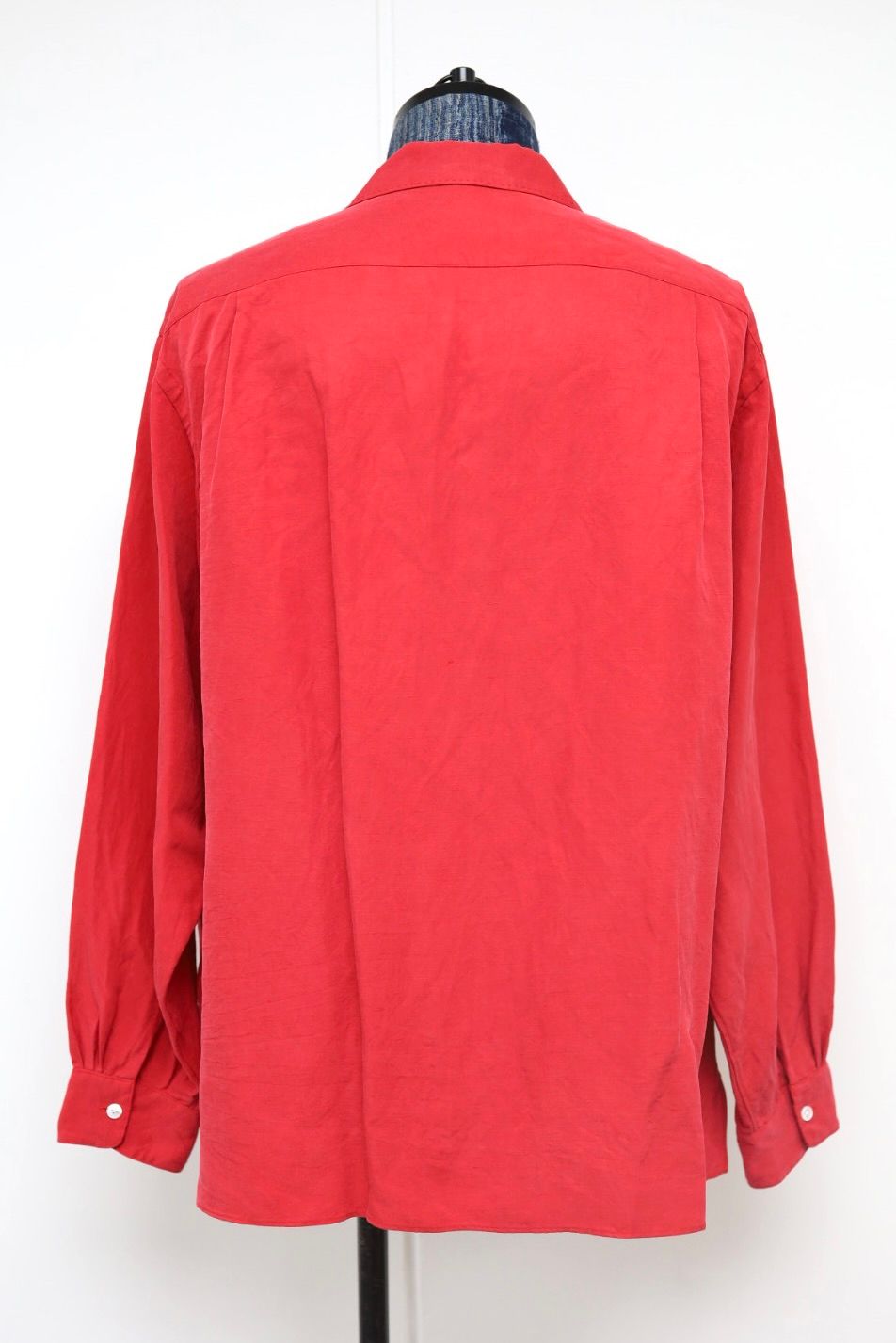 アプレッセ 2026 STYLE1  Vintage Silk Linen Open Collar Shirts(26SAP-02-08)RED☆4月11日(土)発売！