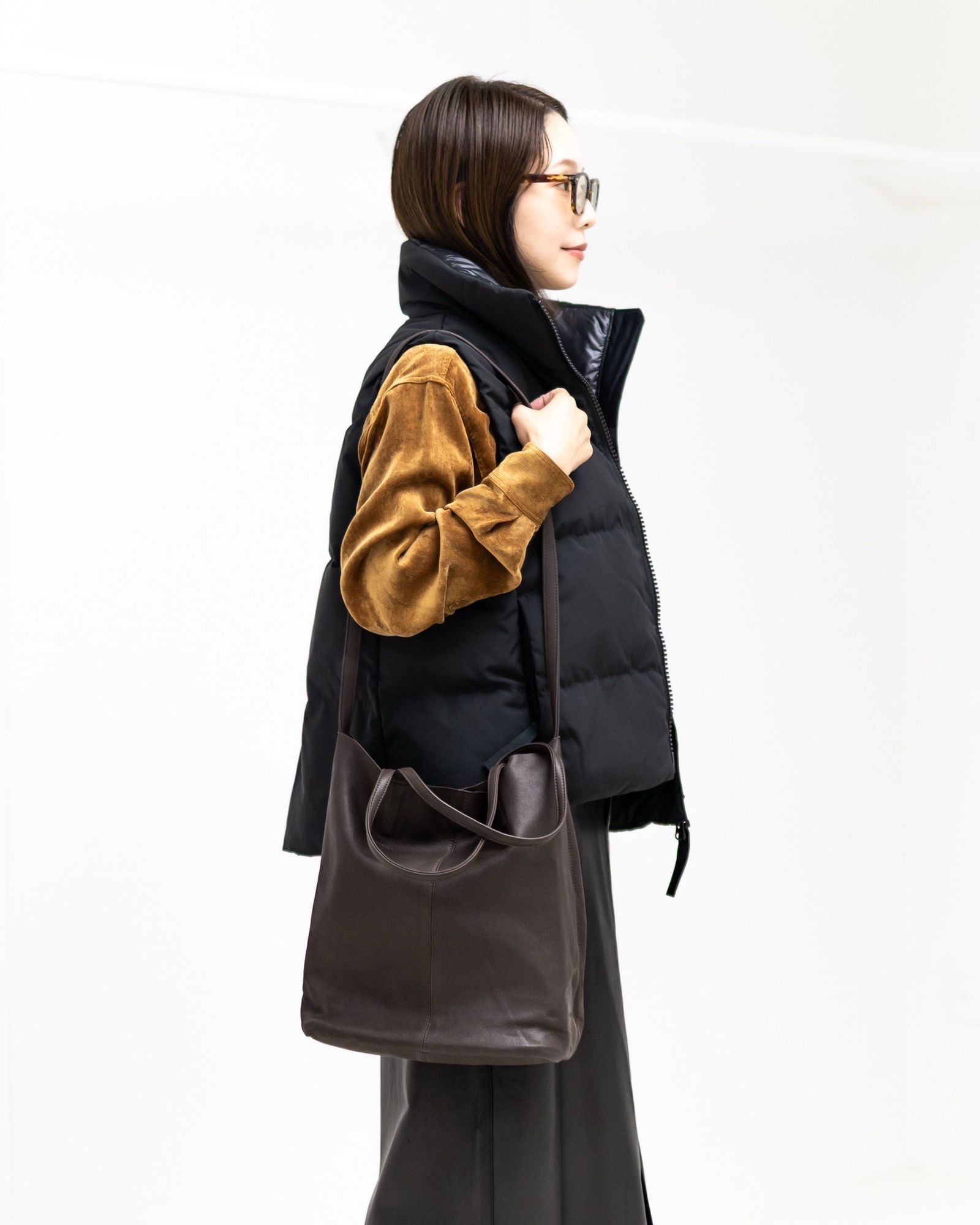 Morphee / モルフェトートバッグ 3WAY MIDIUM TOTE(LONG)DARK CHOCO☆新作発売！