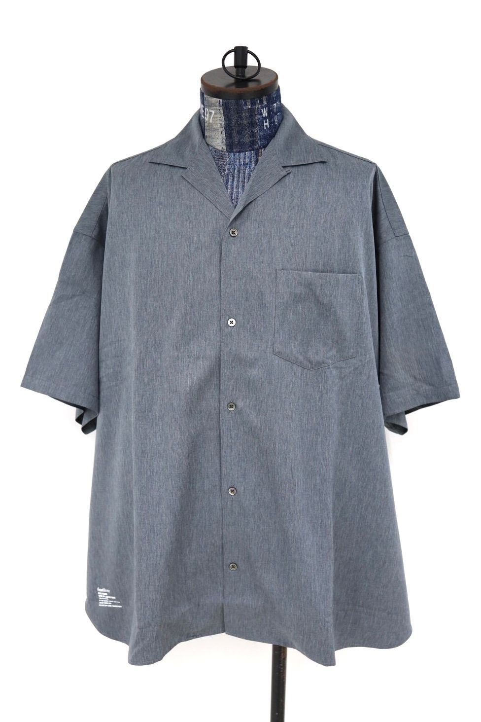 フレッシュサービス COOLFIBER OPEN COLLAR S/S SHIRT(FSC261-50253)H.GRAY☆4月11日(土)発売！