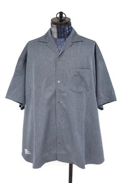 フレッシュサービス COOLFIBER OPEN COLLAR S/S SHIRT(FSC261-50253)H.GRAY☆4月11日(土)発売！