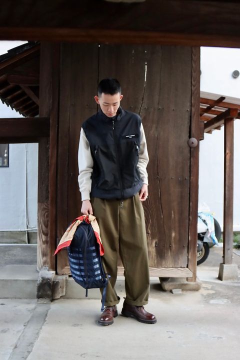 COMME des GARCONS HOMME 23SS ジップアップベストスタイル