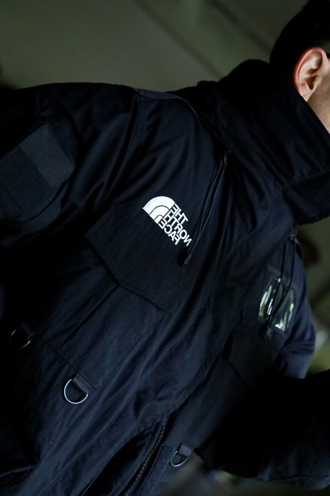 eYe Junya Watanabe MAN×THE NORTH FACEナイロンジャケットスタイル