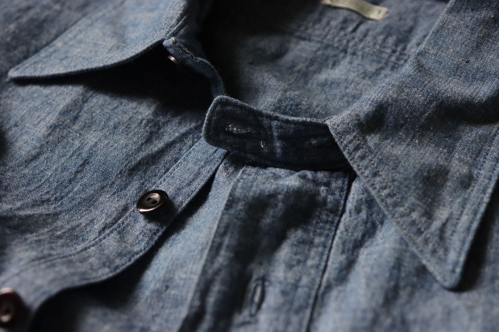 アプレッセ23AWシャツ BB Washed Chambray Shirt(23SAP-02-09M)INDIGO