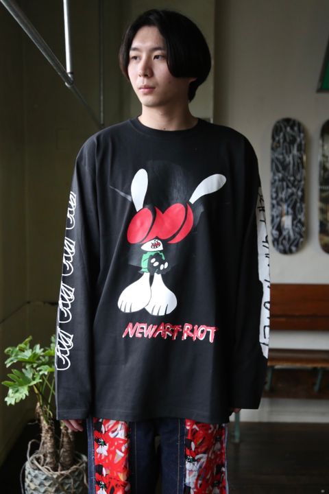 KIDILL×SKOLOCT L/S T-SHIRTS (KLSKT03)"BLACK" style.2021.1.23.