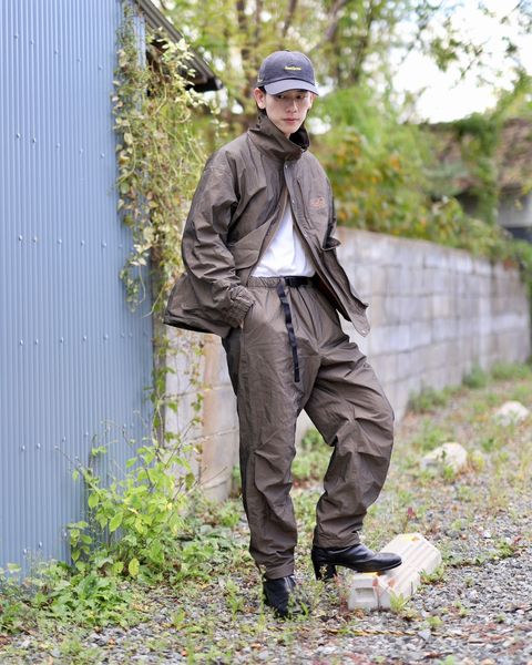 is-ness イズネス 23AW SHAKA SHAKA NYLON セットアップスタイル