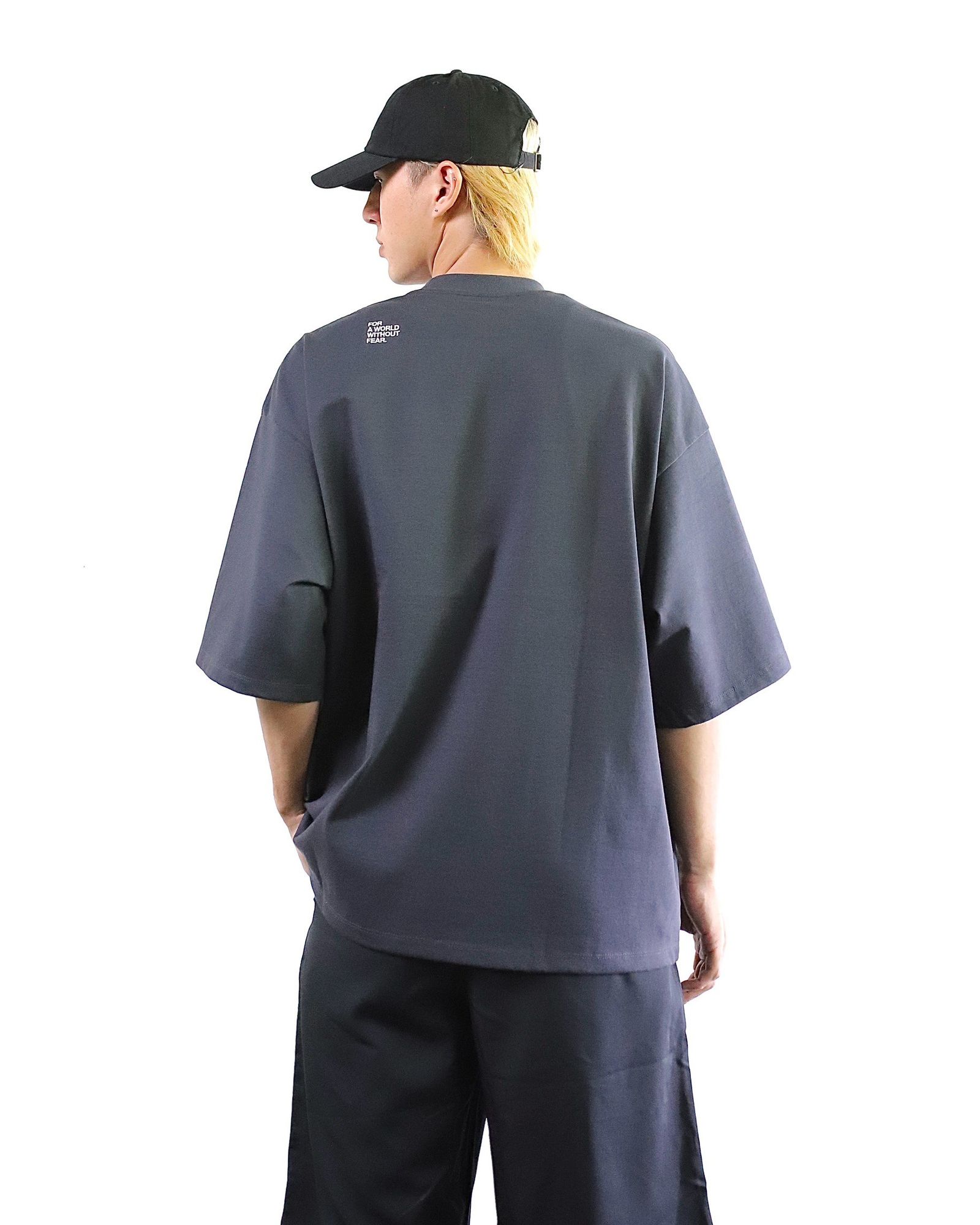VIBTEX for FreshService 24SS  S/S CREW NECK TEE(GRAY) style 2024.5.17