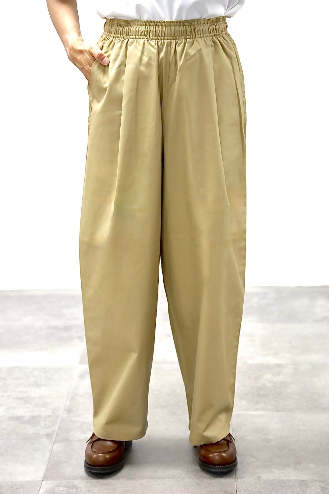 フレッシュサービス 26SS CORPORATE WIDE EASY PANTS(FSC262-40014B)BEIGE☆5月30日(土)発売！