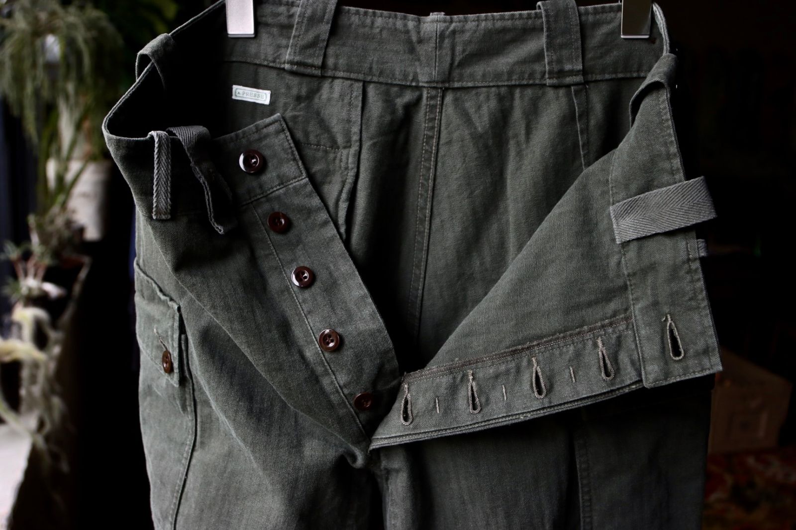 A.PRESSE - アプレッセ23AW Dutch Army Trousers (23AAP-04-20H)OLIVE 
