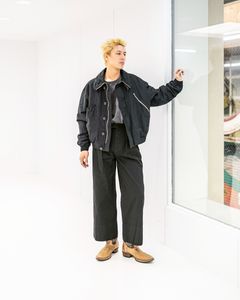 YOKE "KATHARINE HAMNETT" Recycle Polyester Short Blouson (BLACK) 9月13日(土)新作発売！