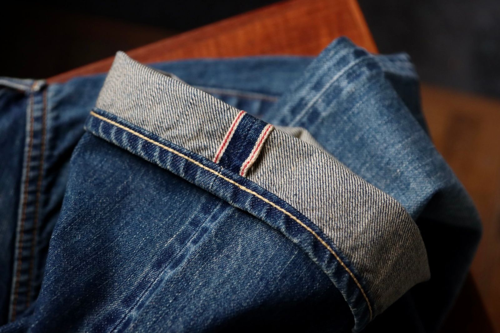 アプレッセ Washed Denim Wide Pants(AP-4002)INDIGO