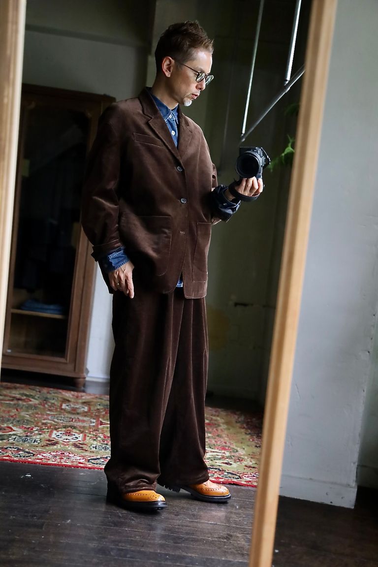 FreshService 26AW AIR CORDUROY JACKET"BROWN"スタイル