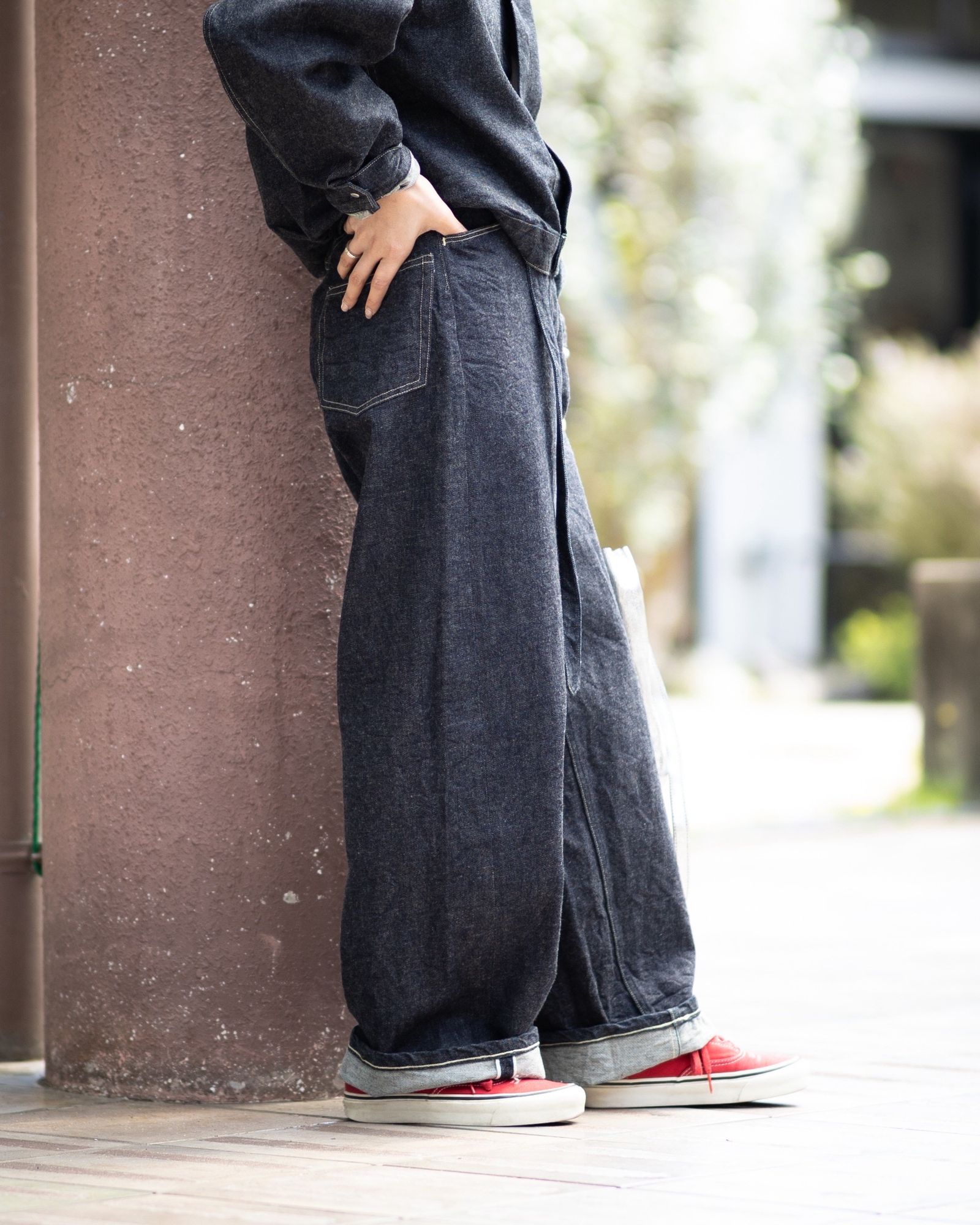 blurhms 26SS 新作12.9oz Denim Proto Jacket&Bias Belted Pants style.2026.4.5