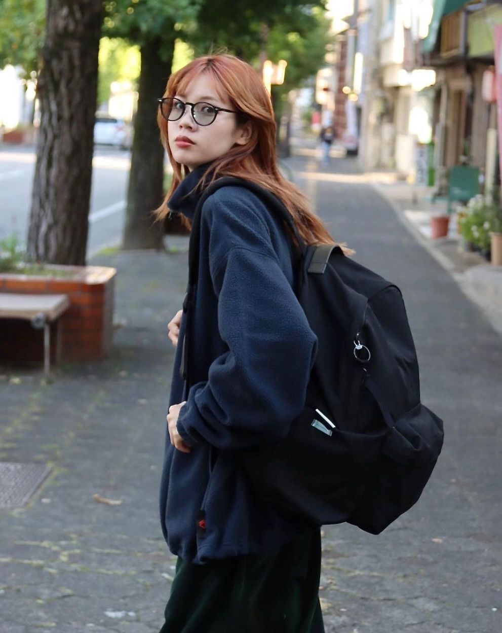 FreshService POLARTEC FLEECE STAND COLLAR PULLOVER"NAVY"スタイル