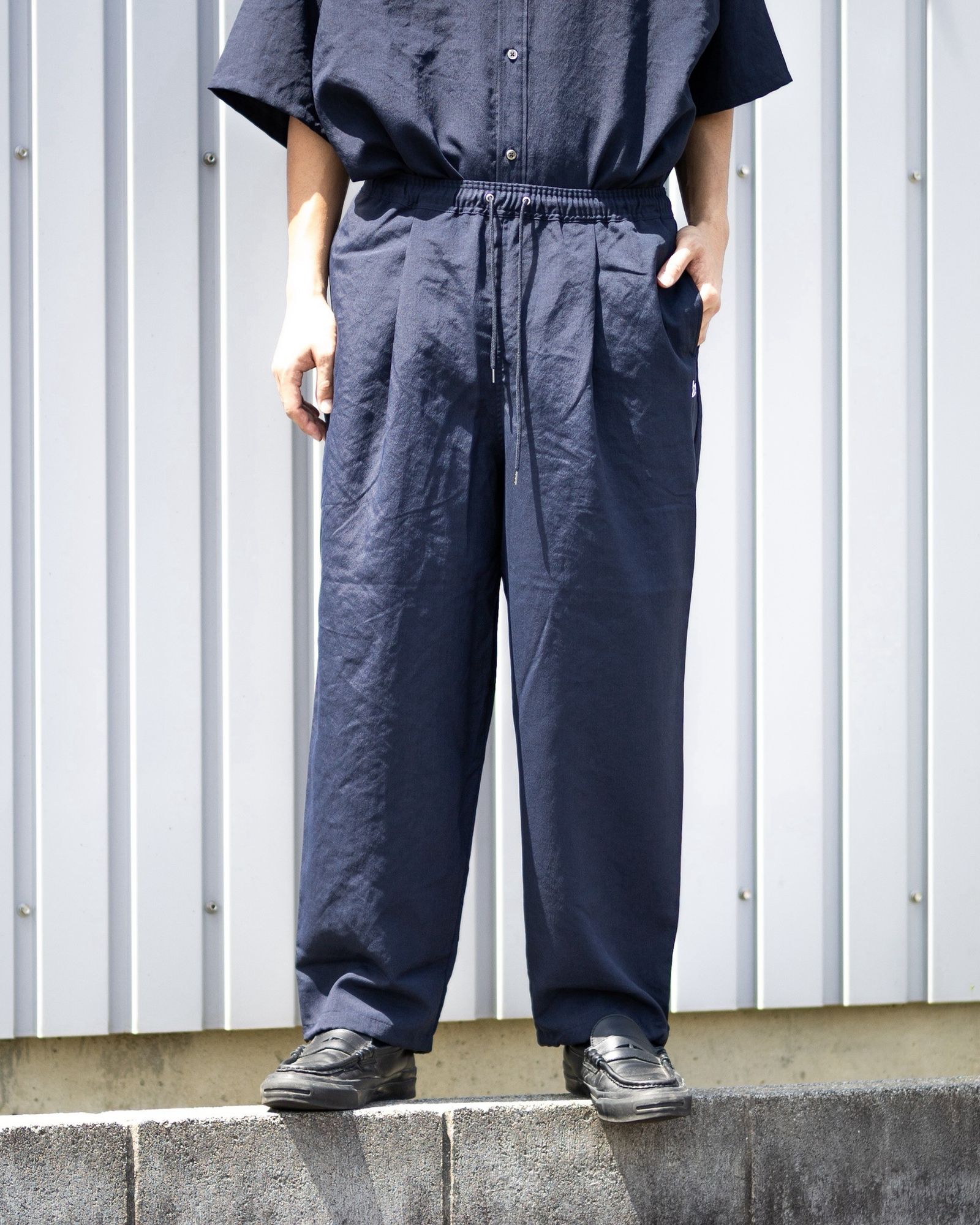 フレッシュサービス 26AW DRY WASHER POPLIN EASY PANTS(FSC263-40064)NAVY