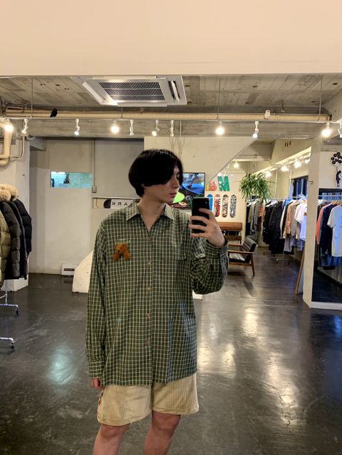 CHECK SHIRT WITH MY FRIEND(21SS15SH91) style.2021.1.16.