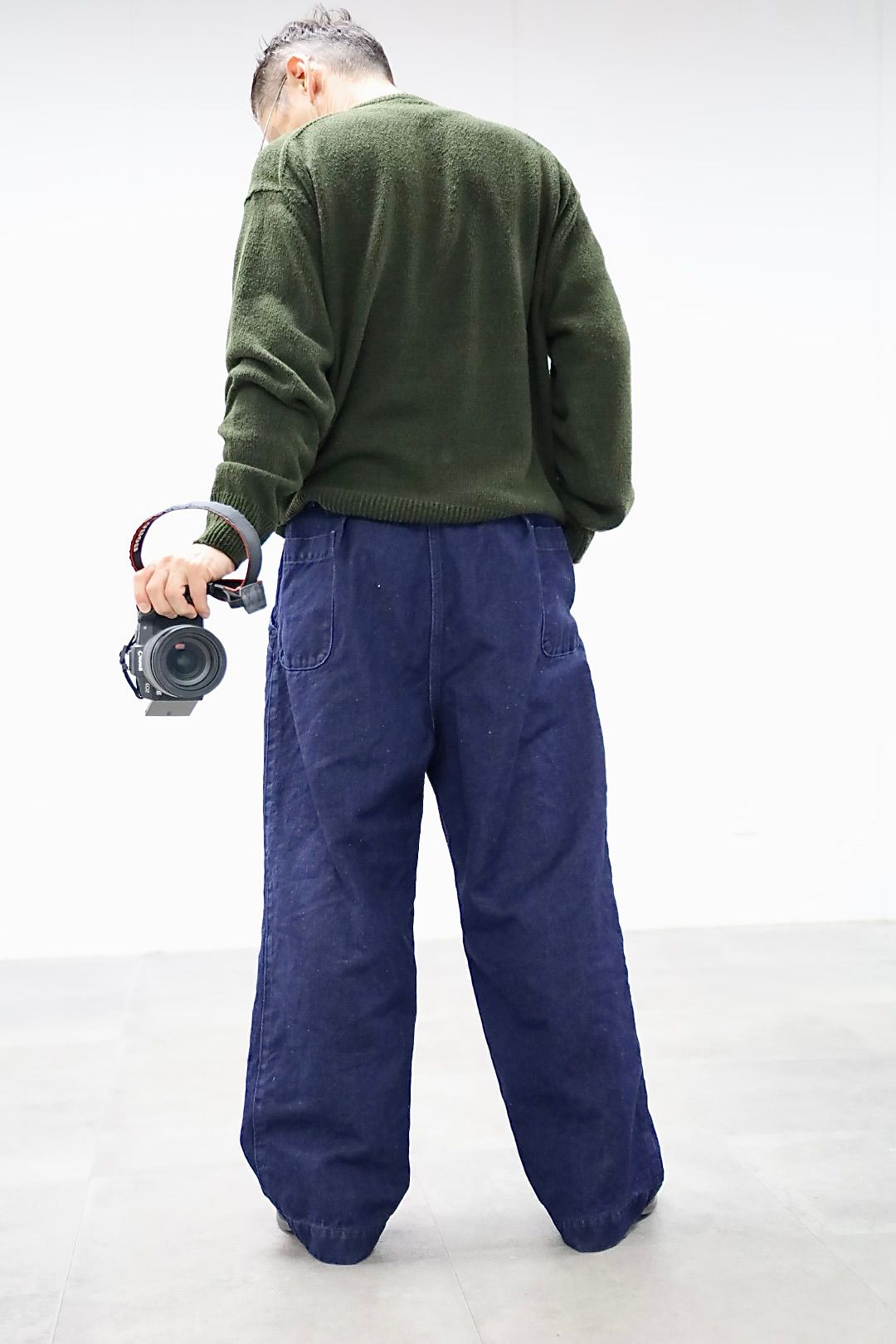 Gurank 26SS グランク コットンリネンデニムワークパンツ CL denim work pants (2620)INDIGO★新作発売！