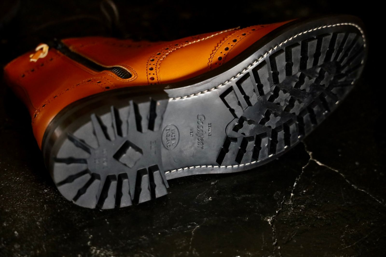 コムデギャルソンオム24AW TRICKERS(HN-K103-001)LIGHT BROWN