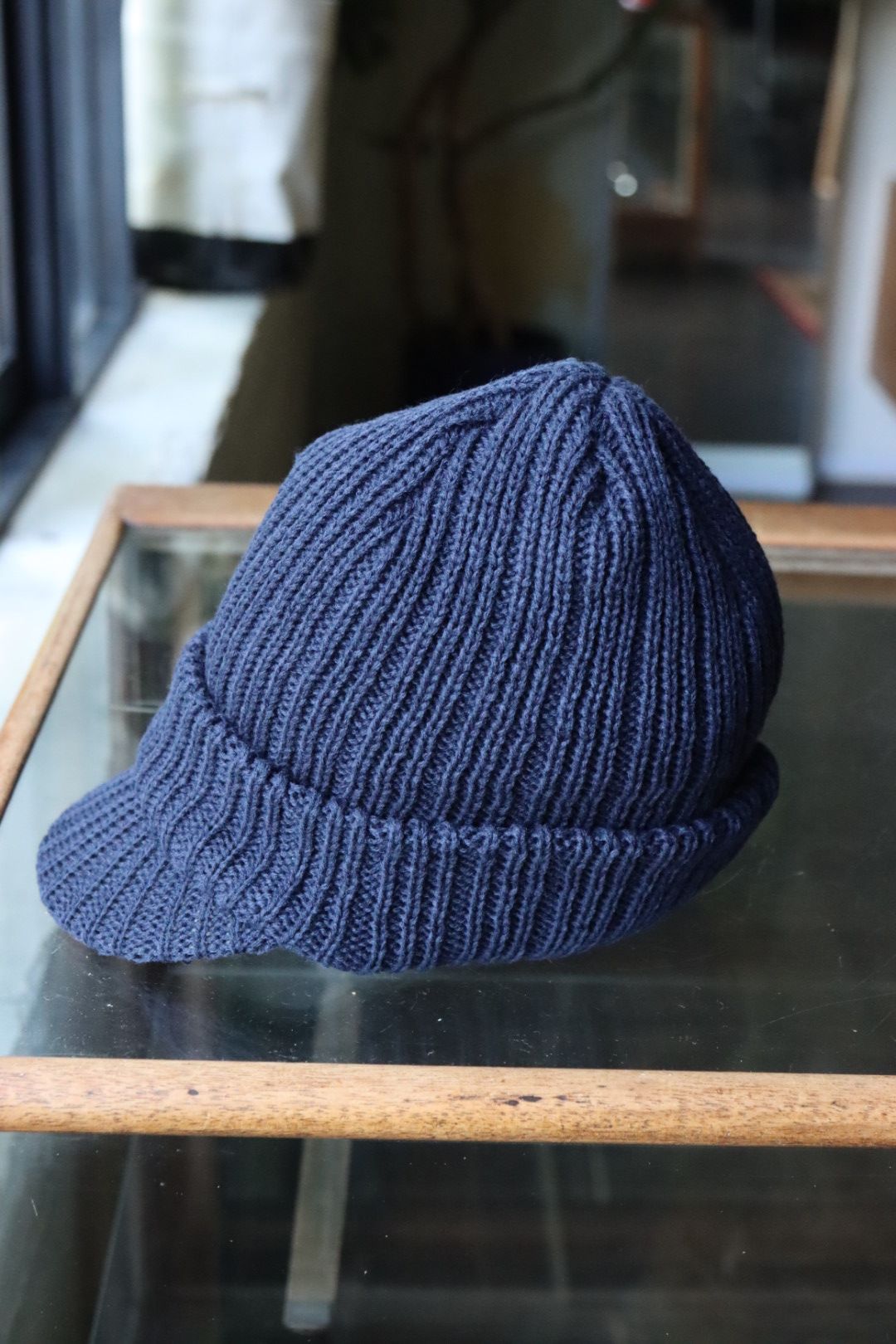 S.F.C 23FW BRIM KNIT CAP(SFCFW23AC03)Navy☆10月14日(土)発売！