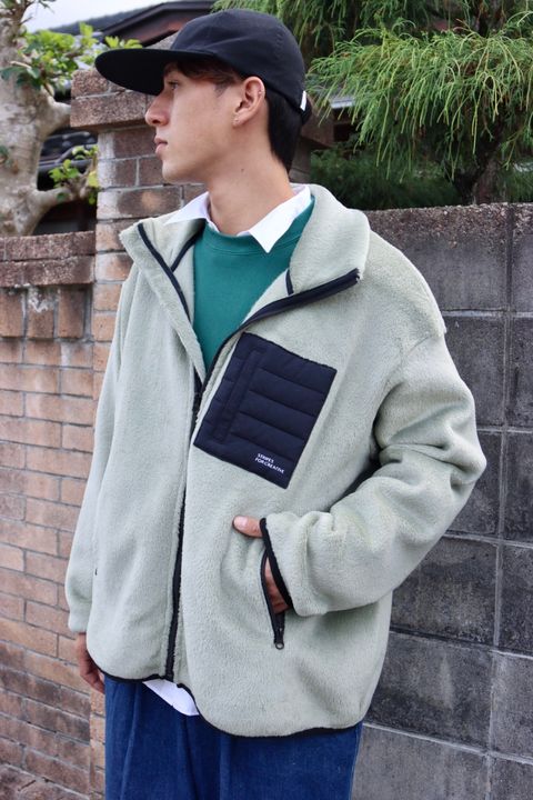STRIPES FOR CREATIVE FW23 DOWN POCKET PORLATEC JACKETスタイル