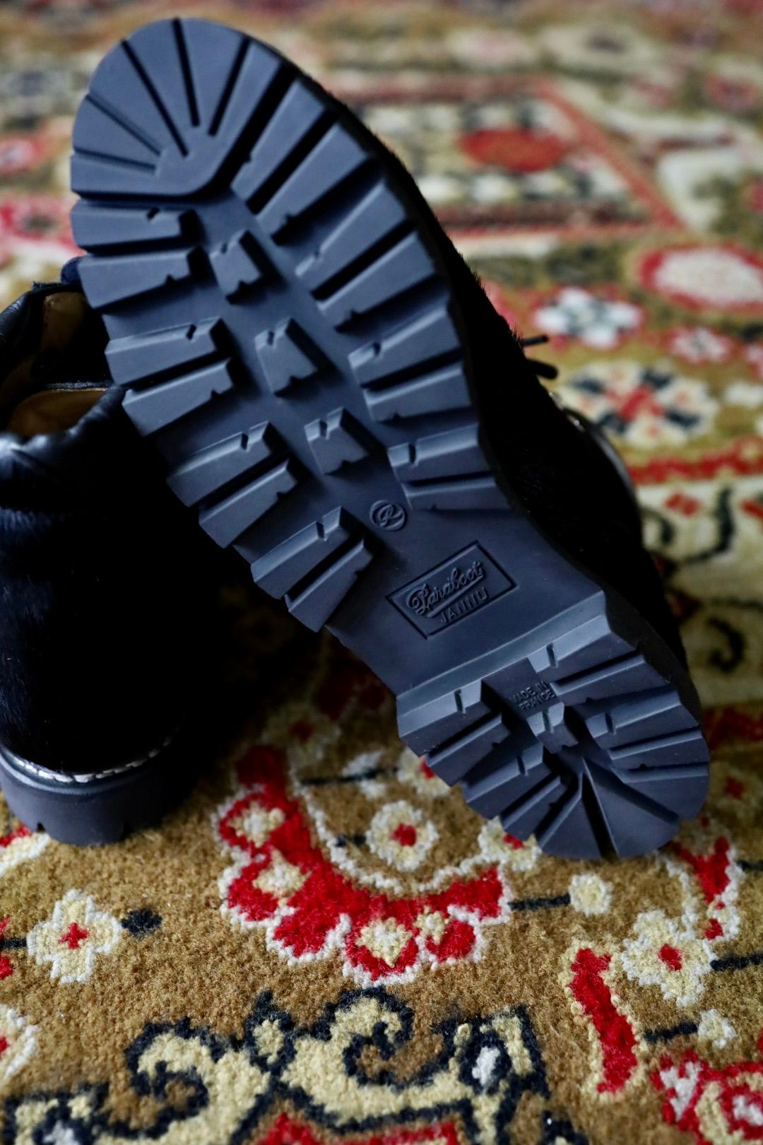ジュンヤワタナベマン 25AW ヘアハイド PARABOOT (WP-K105-001)BLACK★新作発売!