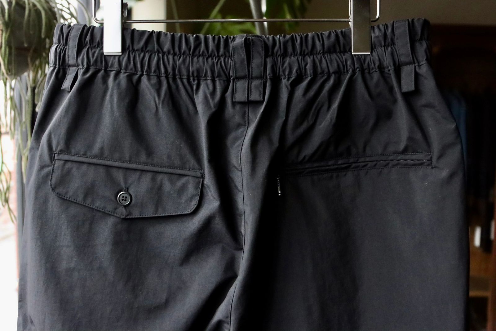 is-ness イズネス24SS PACKABLE EZ PANTS(1004SSPT02)BLACK