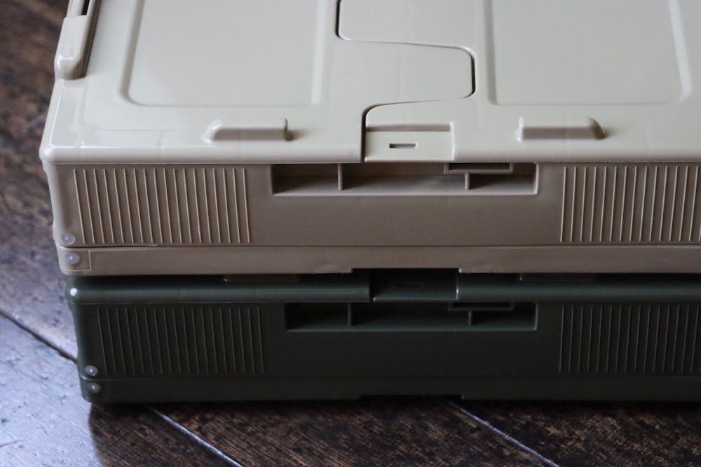 フレッシュサービス FOLDING CONTAINER w/2 DOORS "OLIVE"