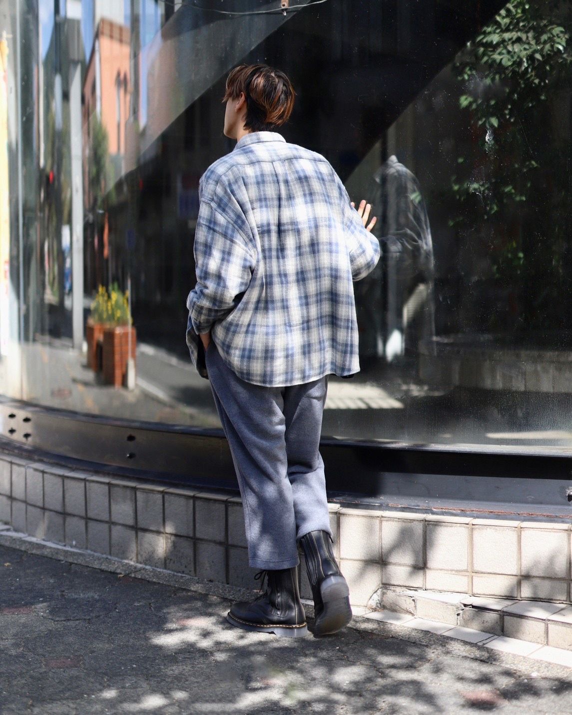 STRIPES FOR CREATIVE FW23 CROPPED FLEECE PANTSスタイル