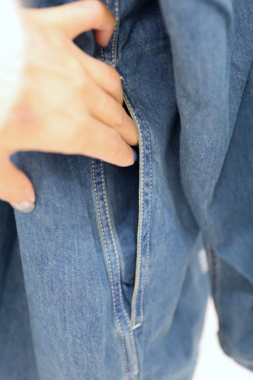 フレッシュサービス DENIM PULLOVER SHIRT(FSC261-50187FB)FADE INDIGO☆2月21日(土)新作発売！