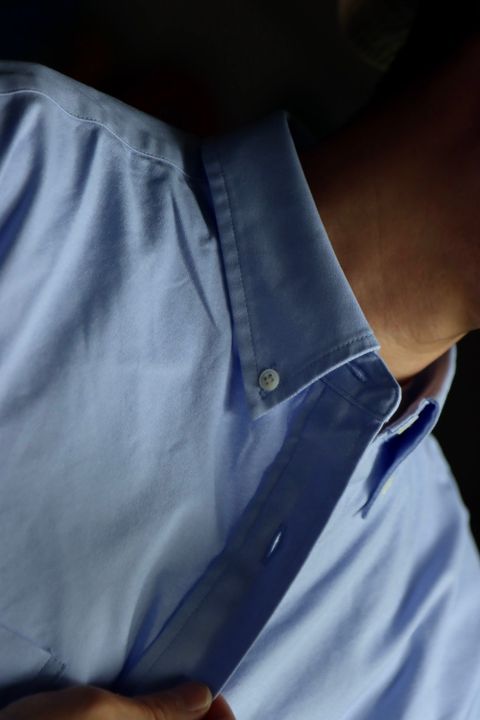 FreshService DRY OXFORD CORPORATE S/S B.D. SHIRT"BLUE"スタイル