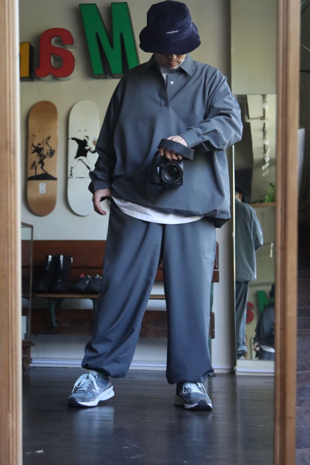 フレッシュサービス WOOLY CLOTH ANORAK SHIRT(FSC261-50082)GRAY★2月7日(土)発売