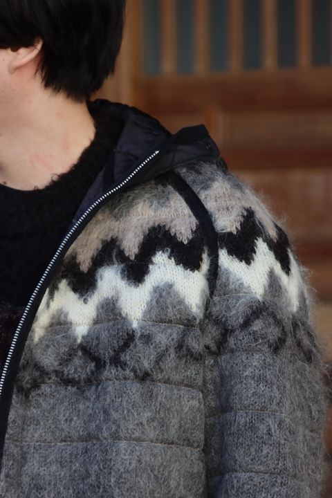 JUNYA WATANABE  ノルディックジャガードフードブルゾン(WH-J019-051) style.2021.11.28