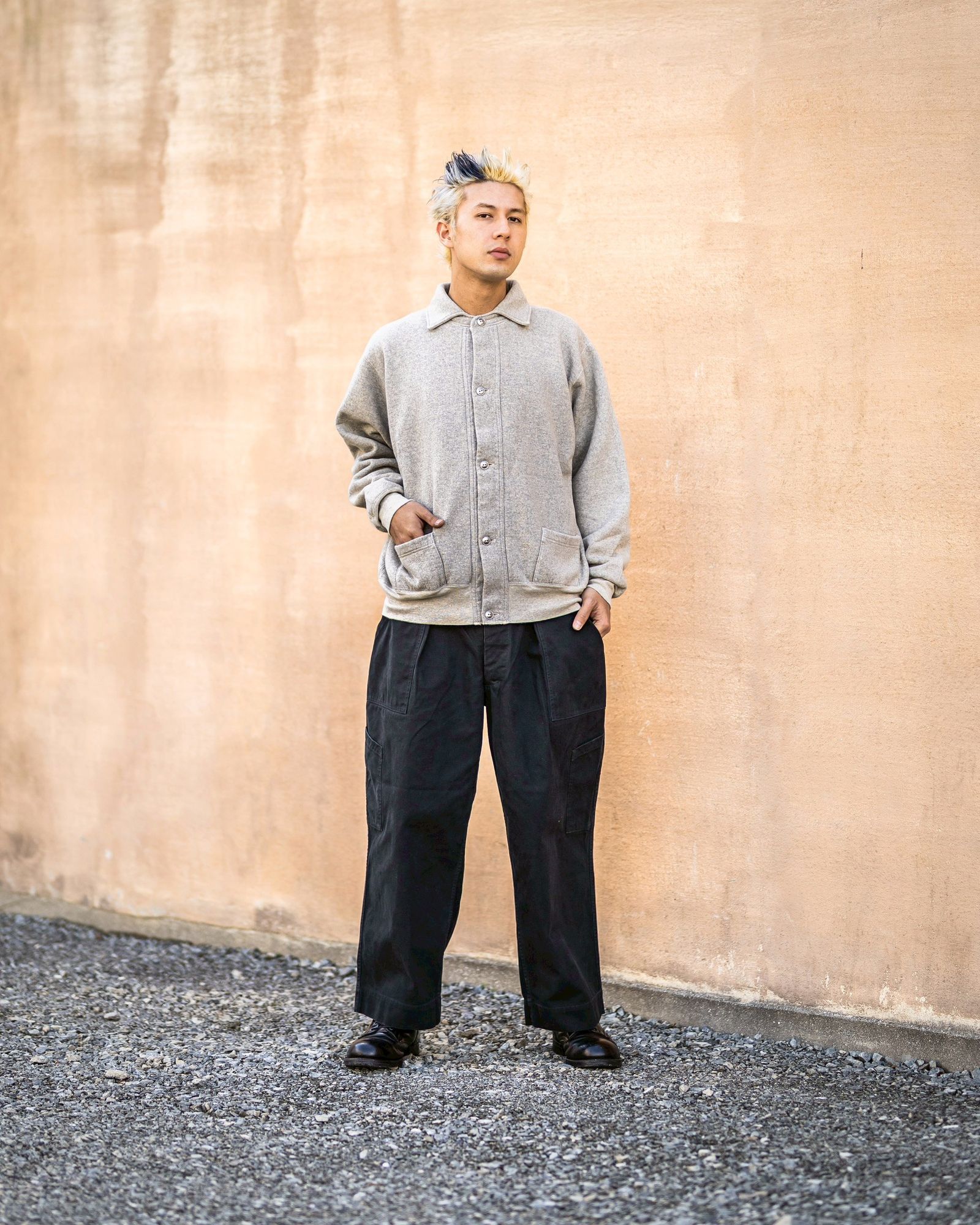 アプレッセ 2026 STYLE1 Vintage Sweat Cardigan(26SAP-05-14)GRAY☆12月13日(土)発売！