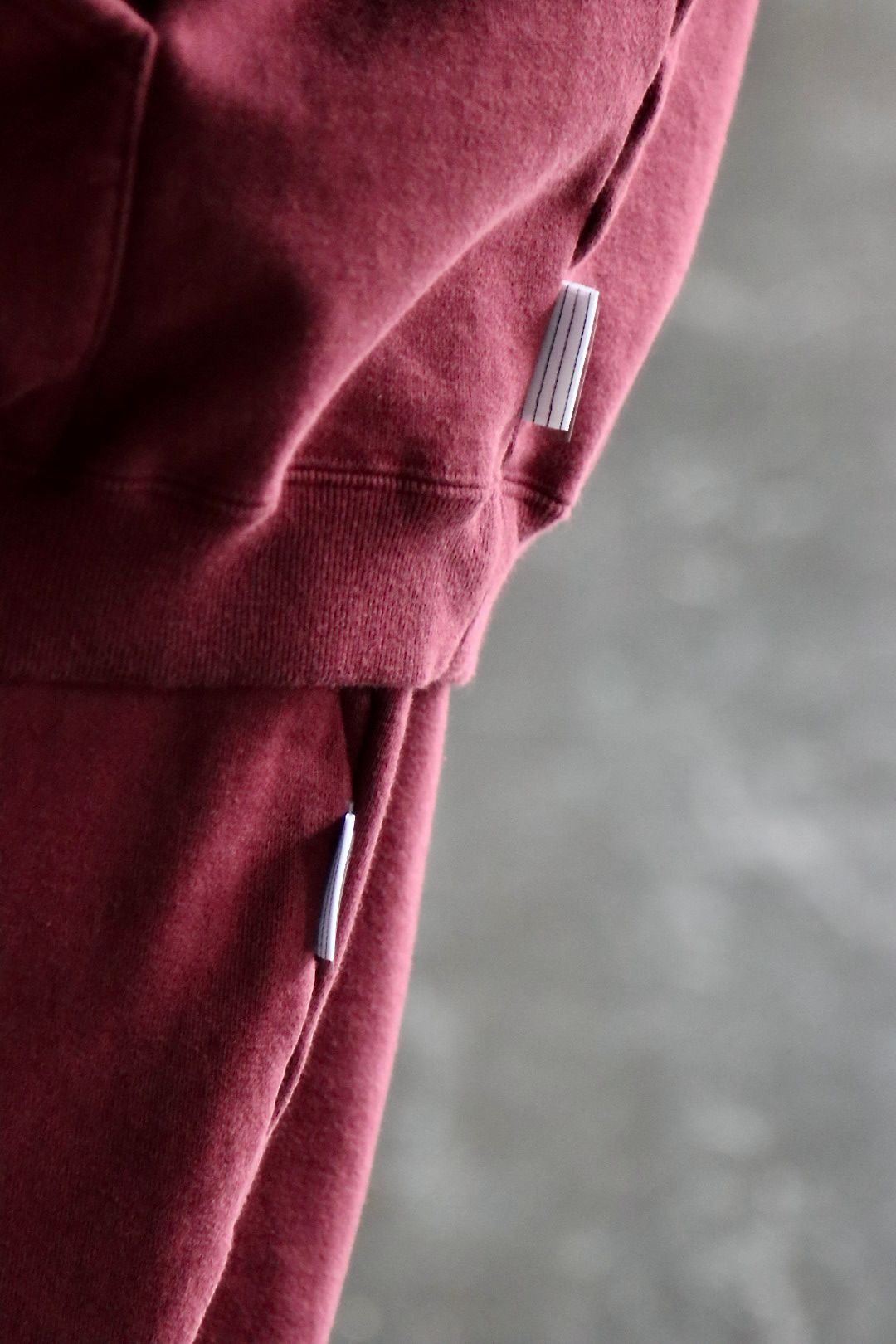 S.F.C RAGLAN HOODIE"BURGUNDY"style.
