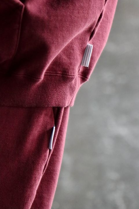 S.F.C RAGLAN HOODIE"BURGUNDY"style.
