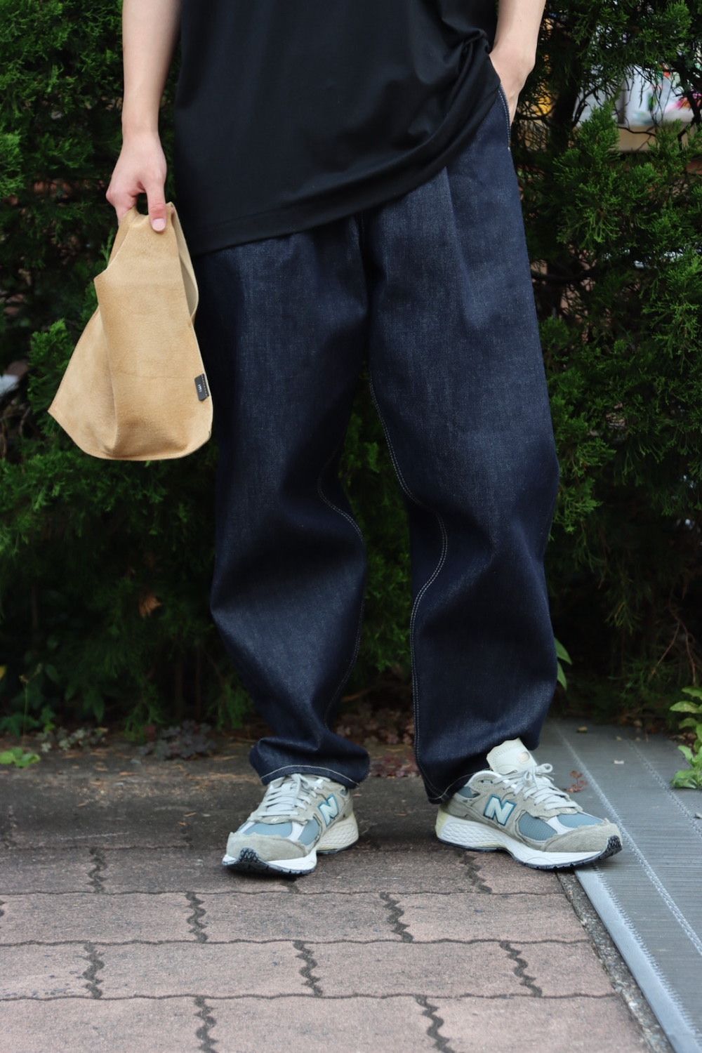 ATON SUVIN 60/2 OVERSIZED S/S T-SHIRT style. 2022.07.28