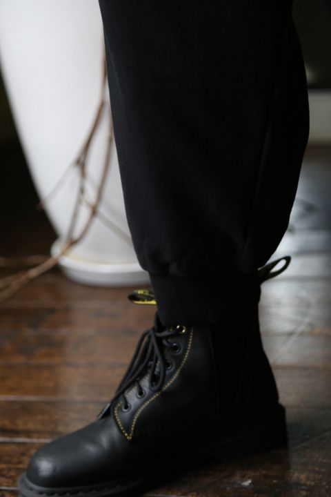 yohji yamamoto 裾リブパンツ(HX-T10-074) style.2021.8.24