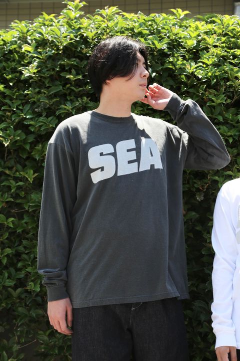 WIND AND SEA SEA (sea-alive) L/S T-SHIRT style. 2021.05.30.