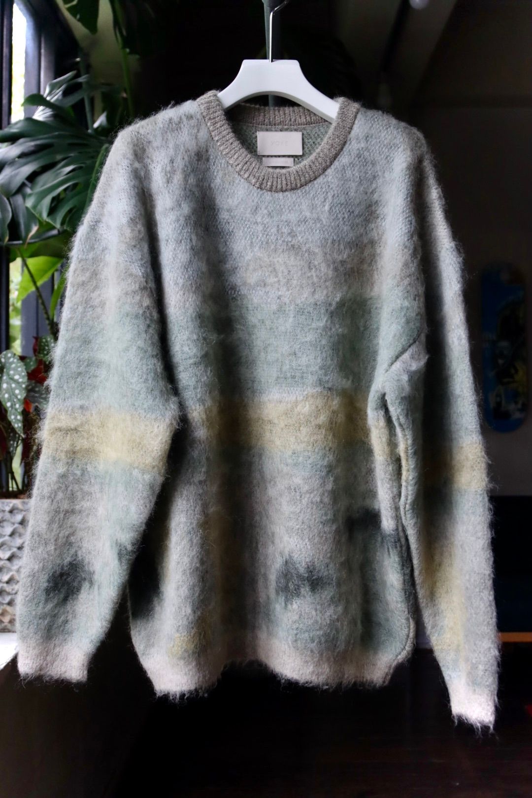 Graphpaper - 23AW Landscape Mohair Jacquard Crewneckの+solo-truck.eu