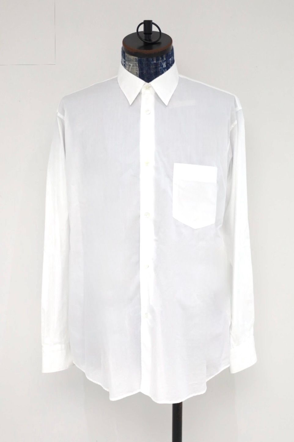 グラフペーパーシャツ Broad Regular Collar Shirt (GM263-50005B)WHITE☆7月18日(土)新作発売！