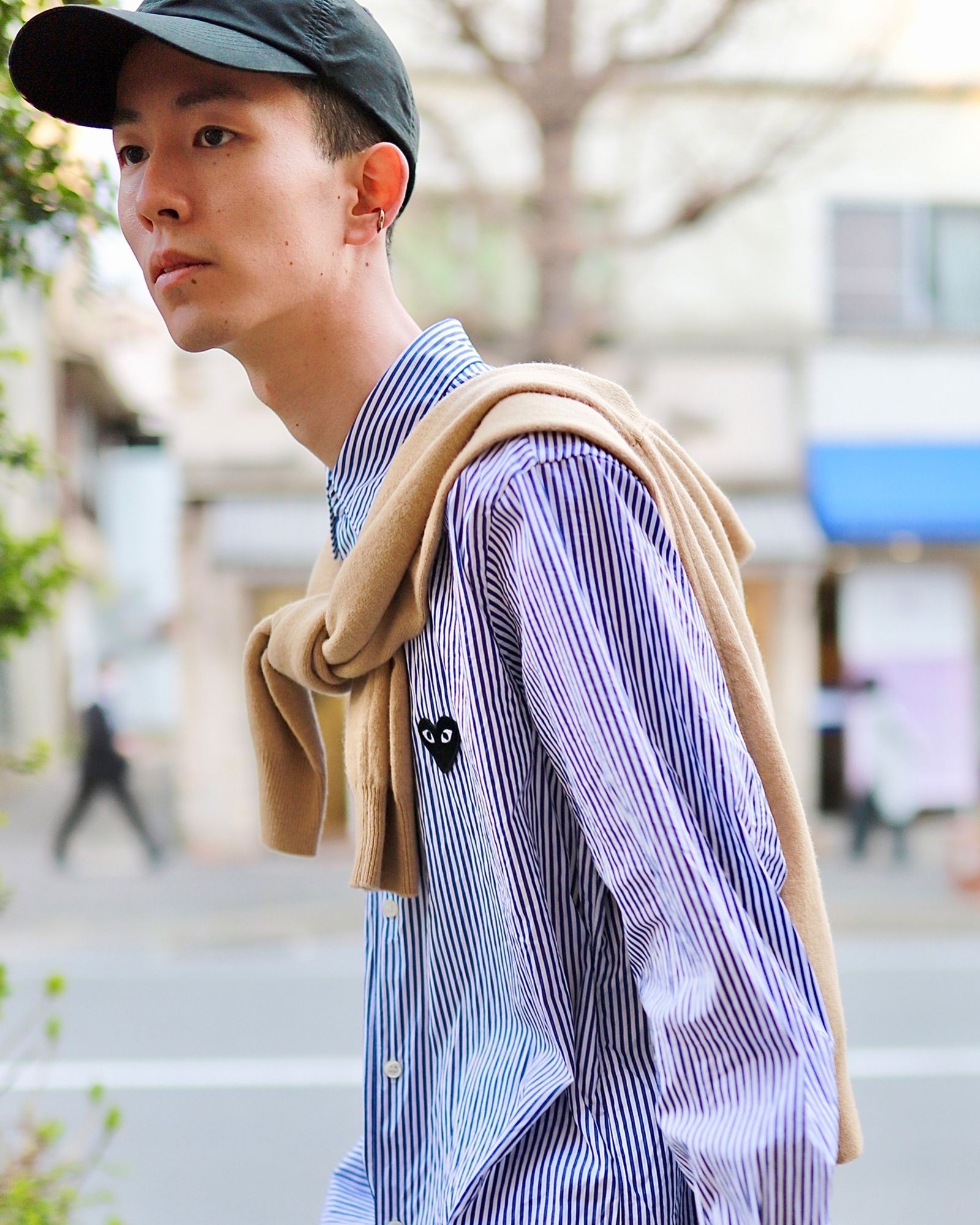 PLAY COMME des GARCONS プレイコムデギャルソン23SS STRIPED